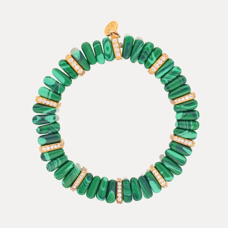 Tablet Bracelet - Malachite sold by BuDhaGirl