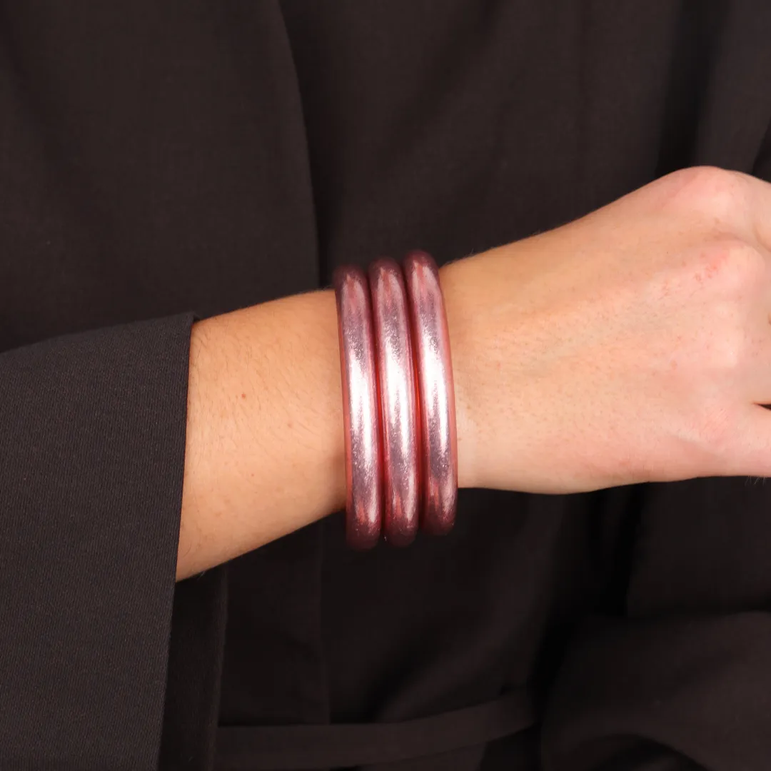 Rose Gold Tzubbie All Weather Bangles® Bundle sold by BuDhaGirl product image thumbnail 2