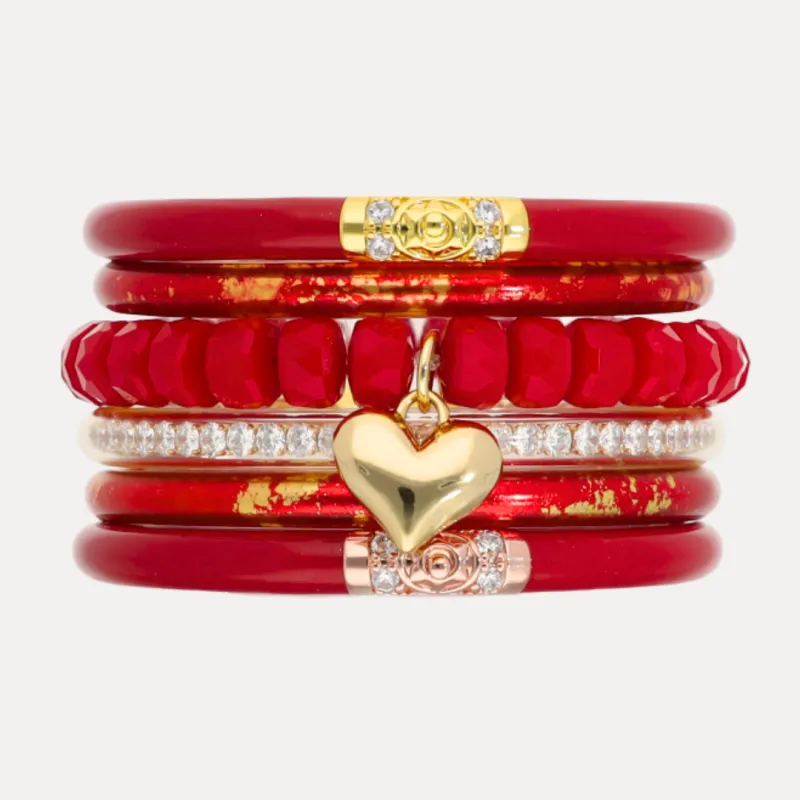 The Red Holiday Stack sold by BuDhaGirl