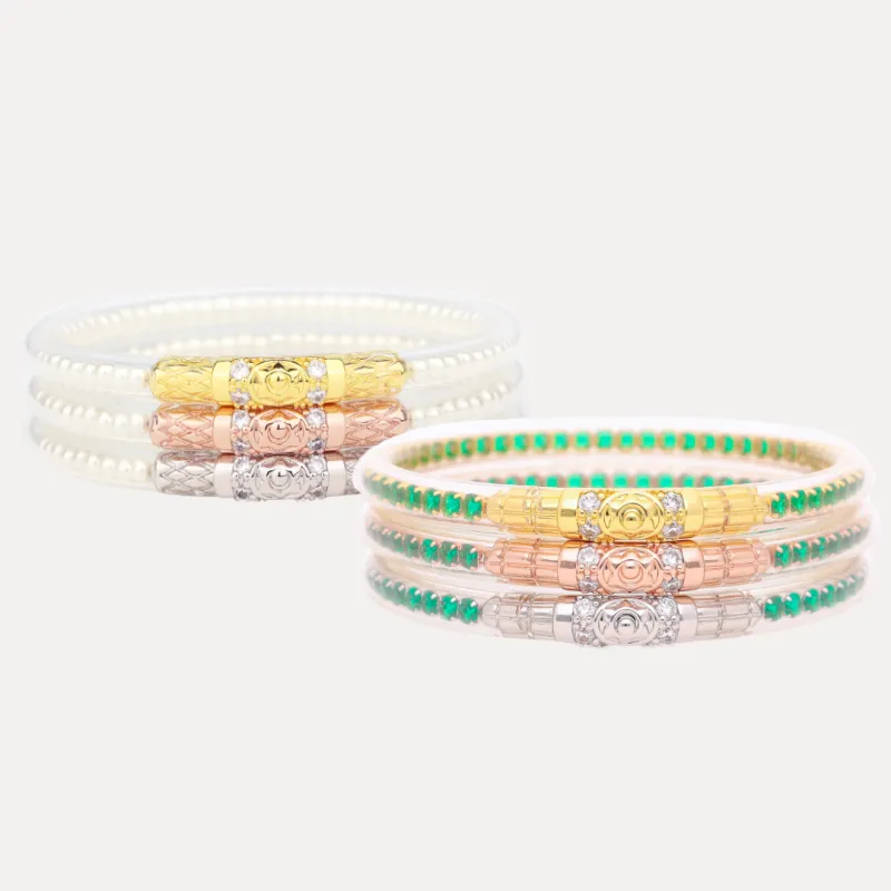 White Pearl & Emerald Three Queens AWB® Bundle sold by BuDhaGirl