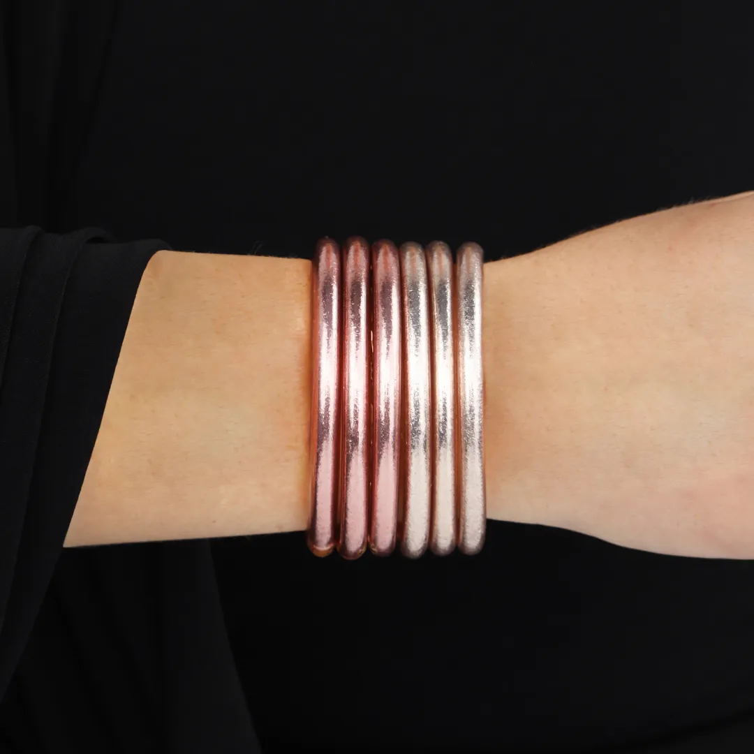 The Champagne & Rose Gold Core Mixed Stack sold by BuDhaGirl product image thumbnail 2