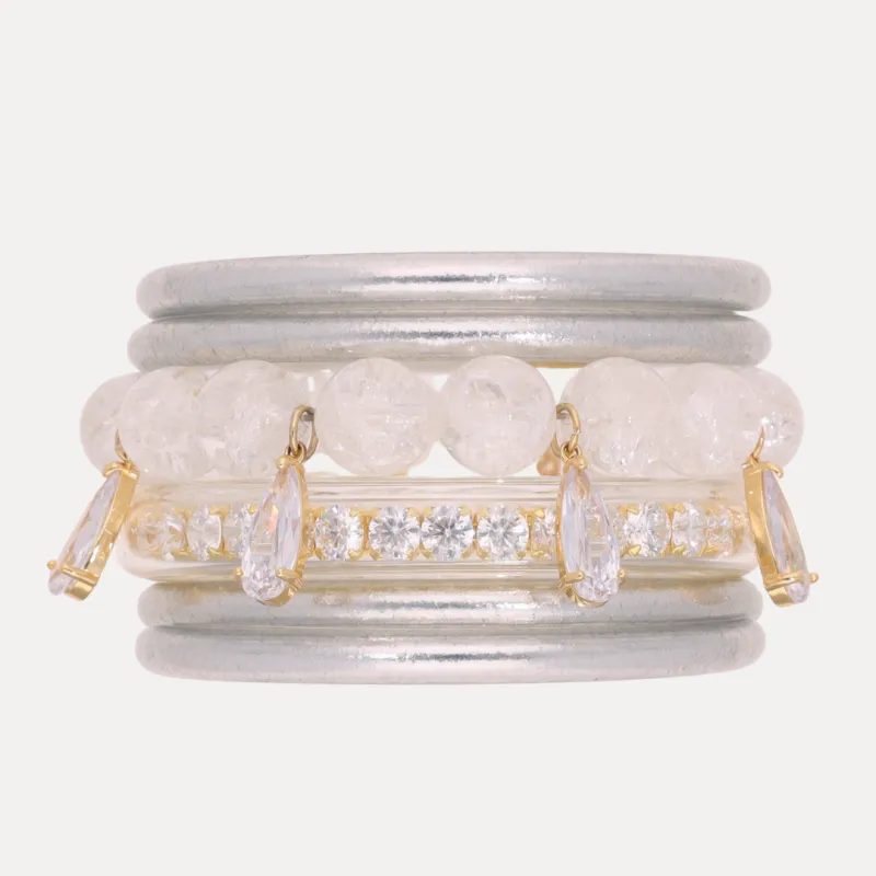 The Silver Icicle Sparkle Stack made by BuDhaGirl