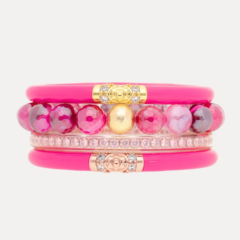 The Pink Impact Stack sold by BuDhaGirl