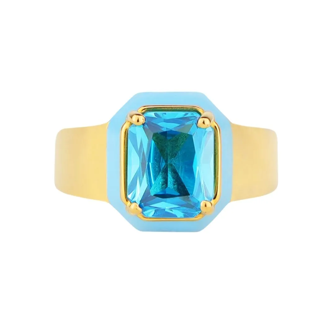 Cushion Ring - Azure sold by BuDhaGirl product image thumbnail 2