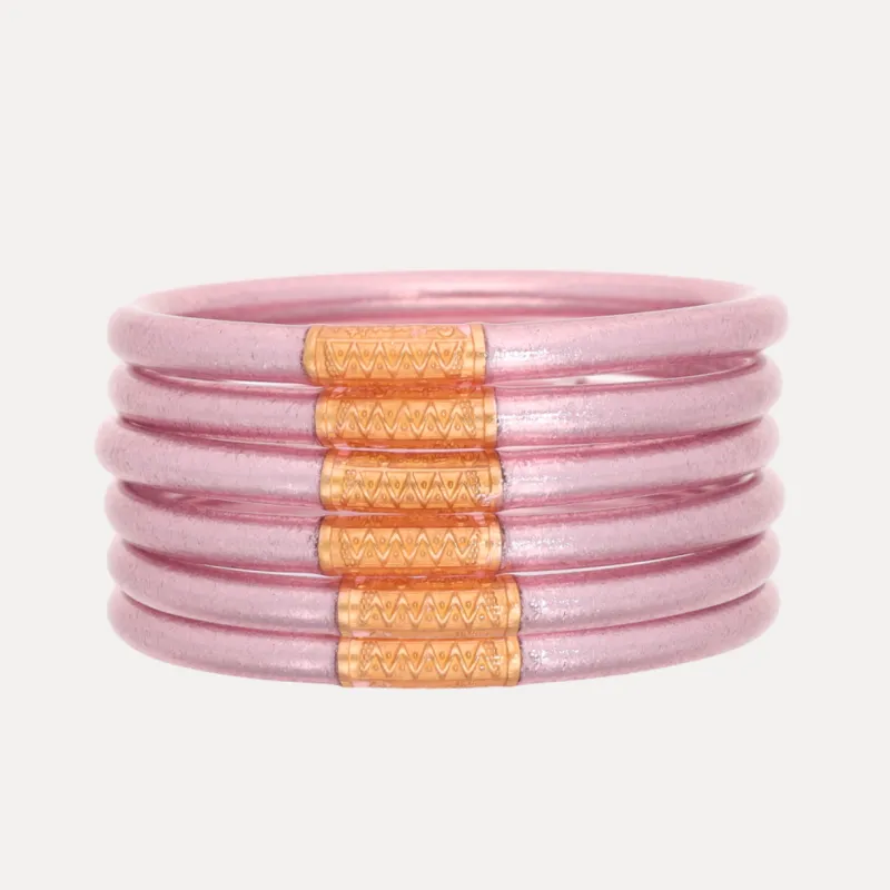 Ice Rose All Weather Bangles® (AWB®) - Set of 6 made by BuDhaGirl