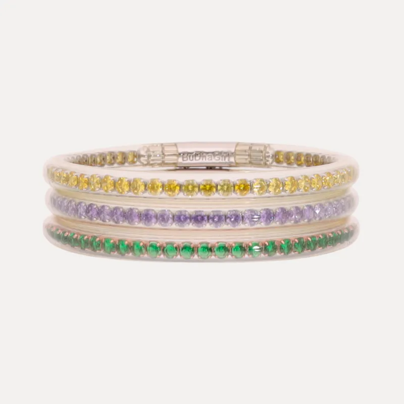 The Mardi Gras Luxe Stack sold by BuDhaGirl