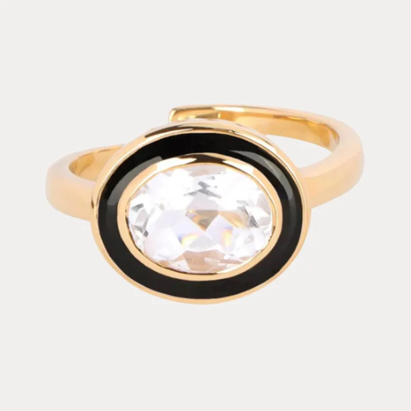 Galaxy Ring - Black/White made by BuDhaGirl