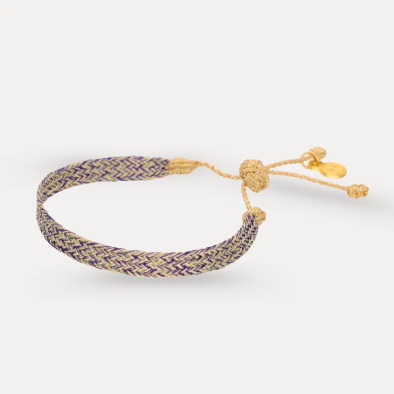 Purple Slim Bailey Bracelet made by BuDhaGirl
