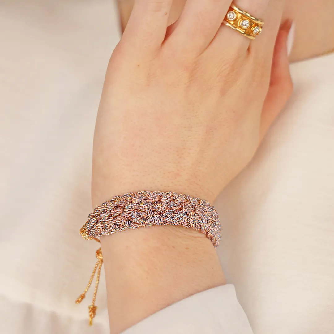 Lila Double Bailey Bracelet sold by BuDhaGirl product image thumbnail 4