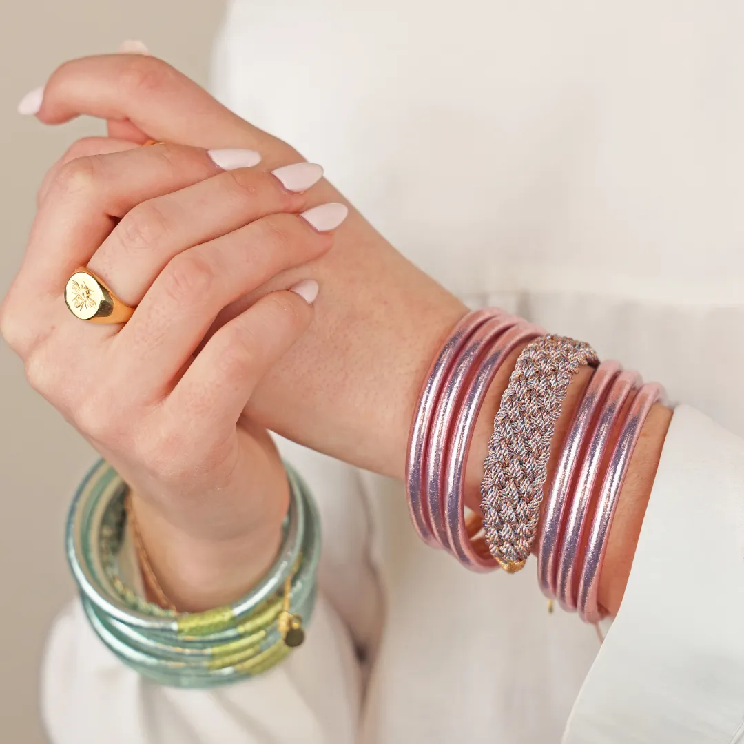 Lila Double Bailey Bracelet sold by BuDhaGirl product image thumbnail 2