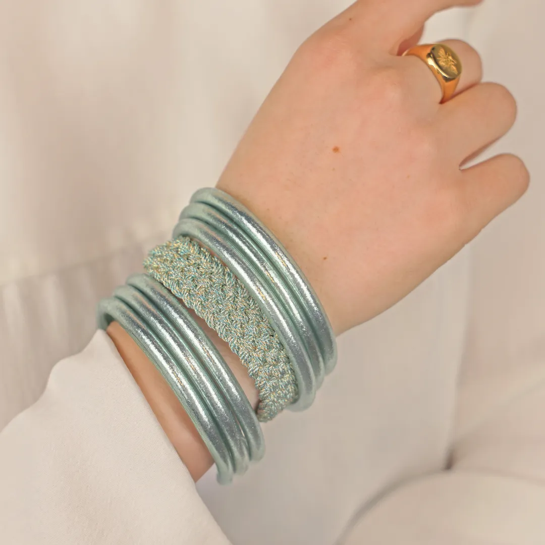 Mint Double Bailey Bracelet sold by BuDhaGirl product image thumbnail 2