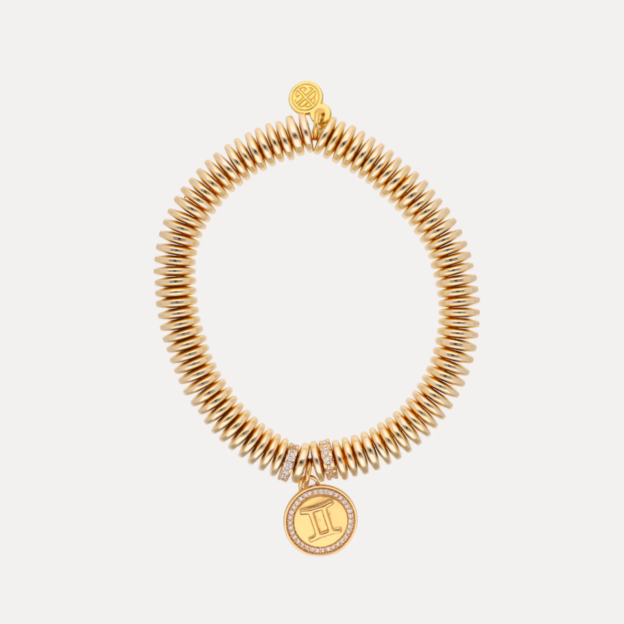 Gemini Zodiac Charm Bracelet sold by BuDhaGirl