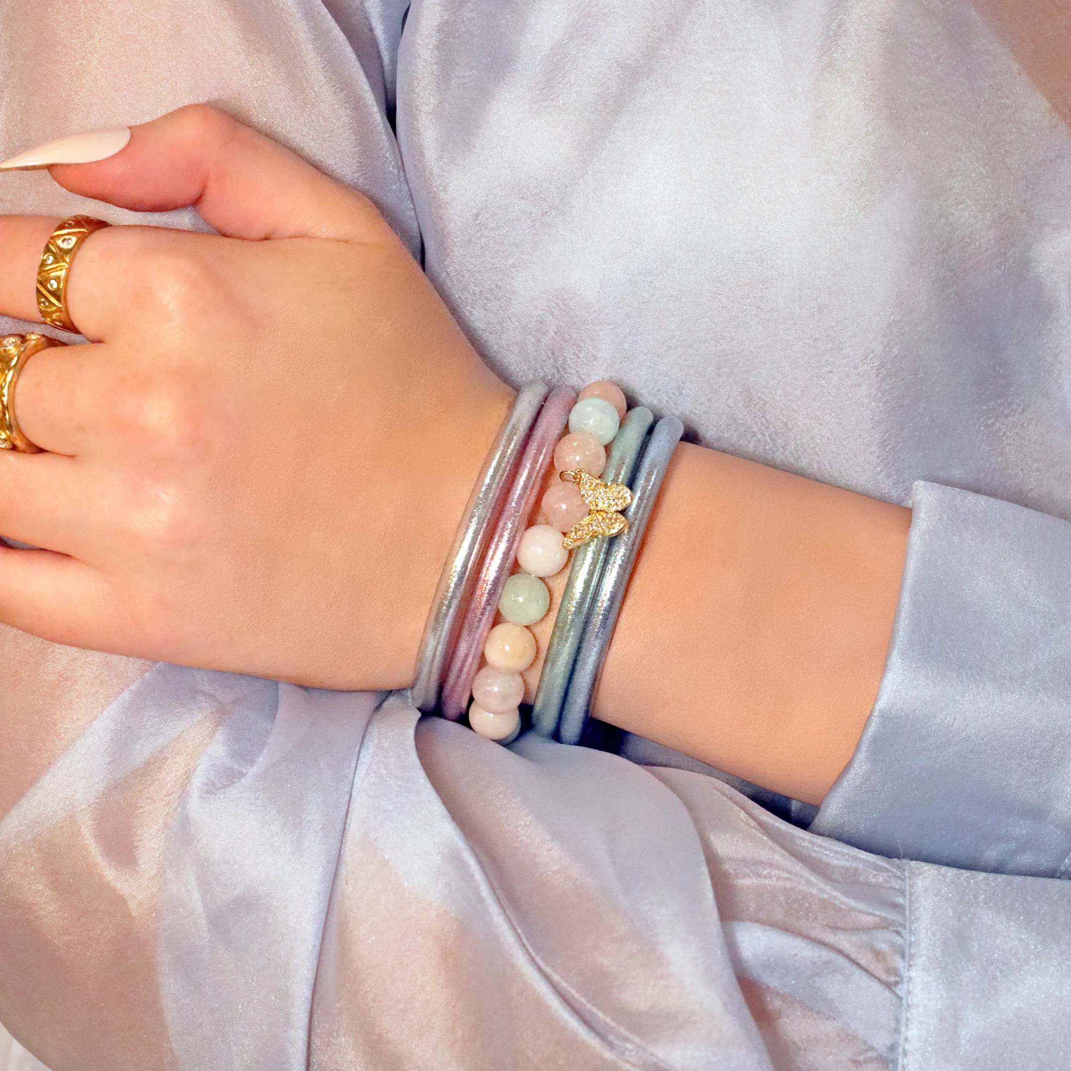 Sorbet Bangle Bracelet Stack sold by BuDhaGirl product image thumbnail 2
