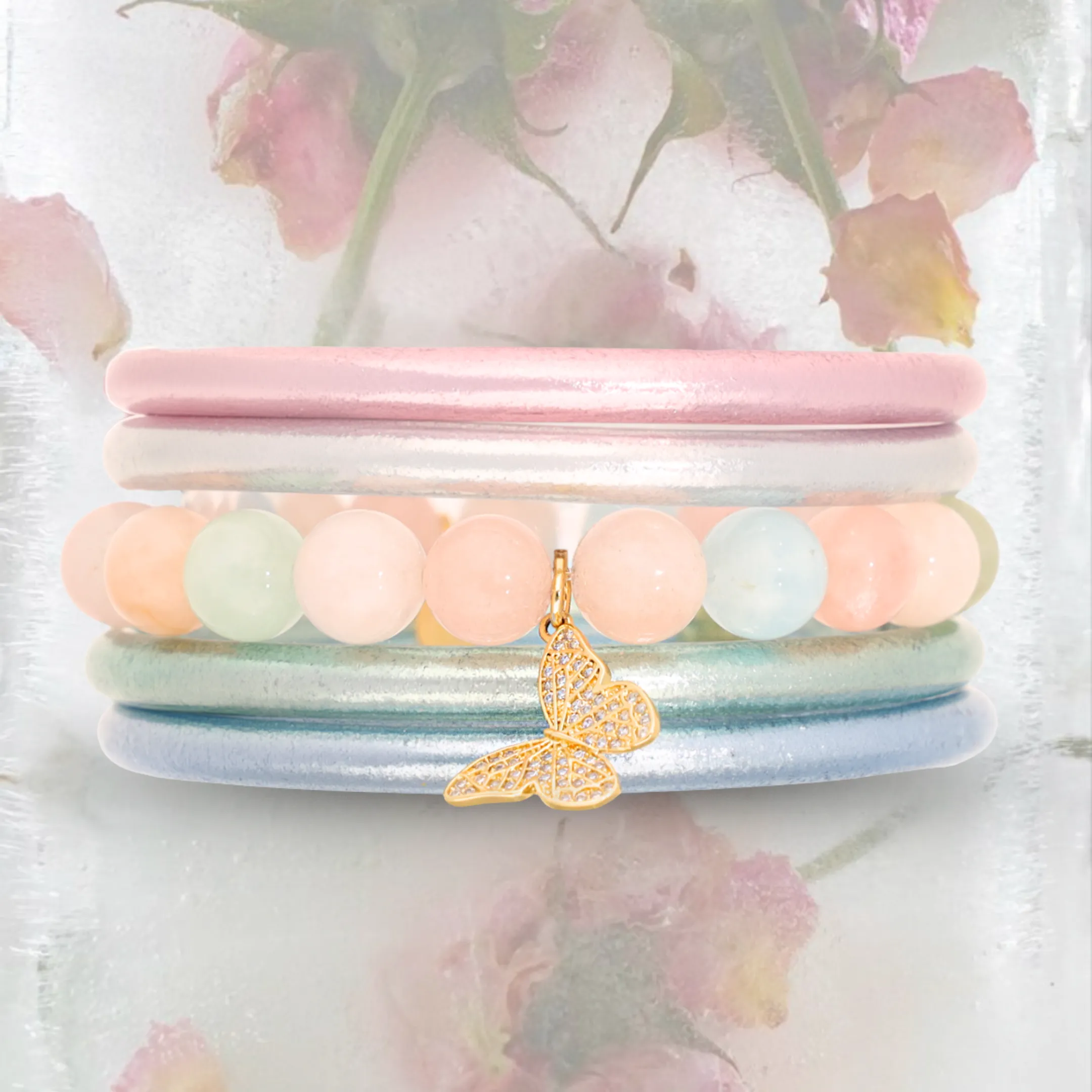 Sorbet Bangle Bracelet Stack sold by BuDhaGirl product image thumbnail 3