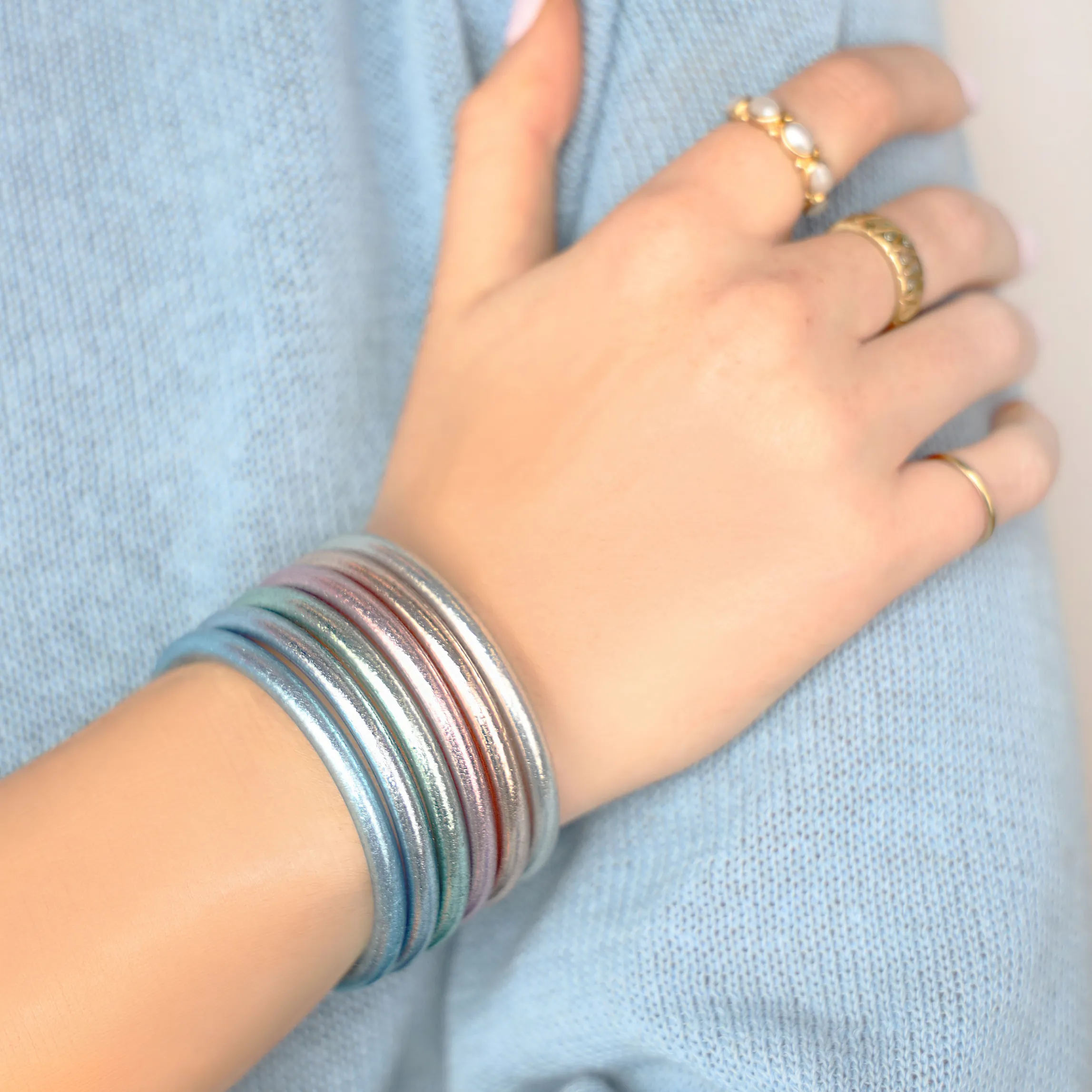 Spring Breeze Bangle Stack sold by BuDhaGirl product image thumbnail 2