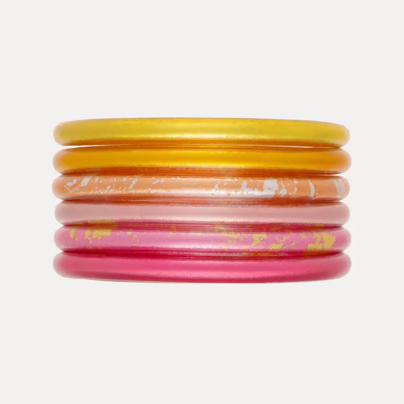 Spring Flower Bangle Stack sold by BuDhaGirl