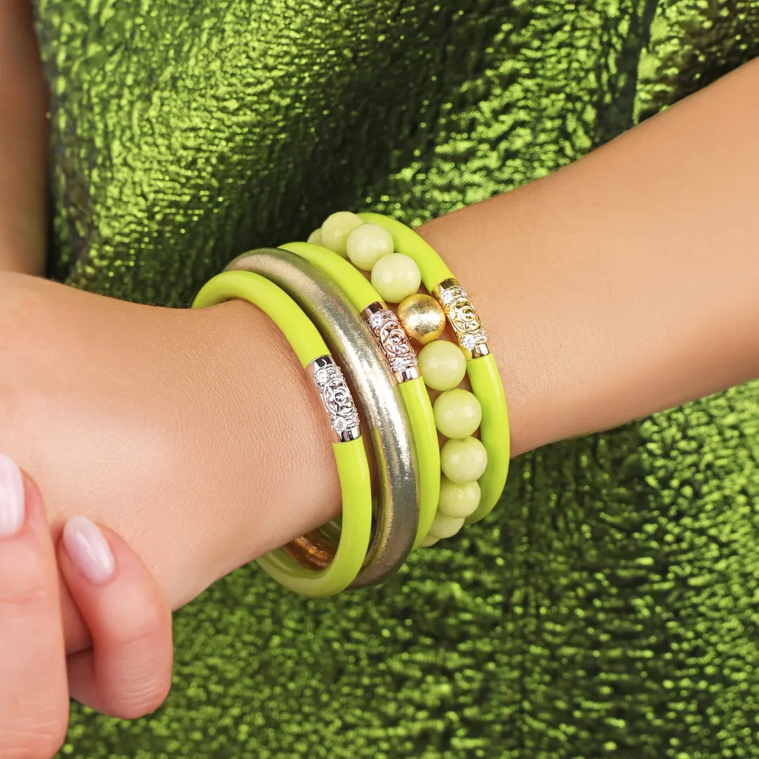 The Wasabi Bangle Bracelet Stack Bundle sold by BuDhaGirl product image thumbnail 3