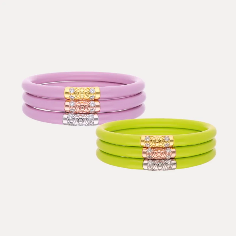 Lilac & Wasabi Three Kings All Weather Bangles® Bundle made by BuDhaGirl
