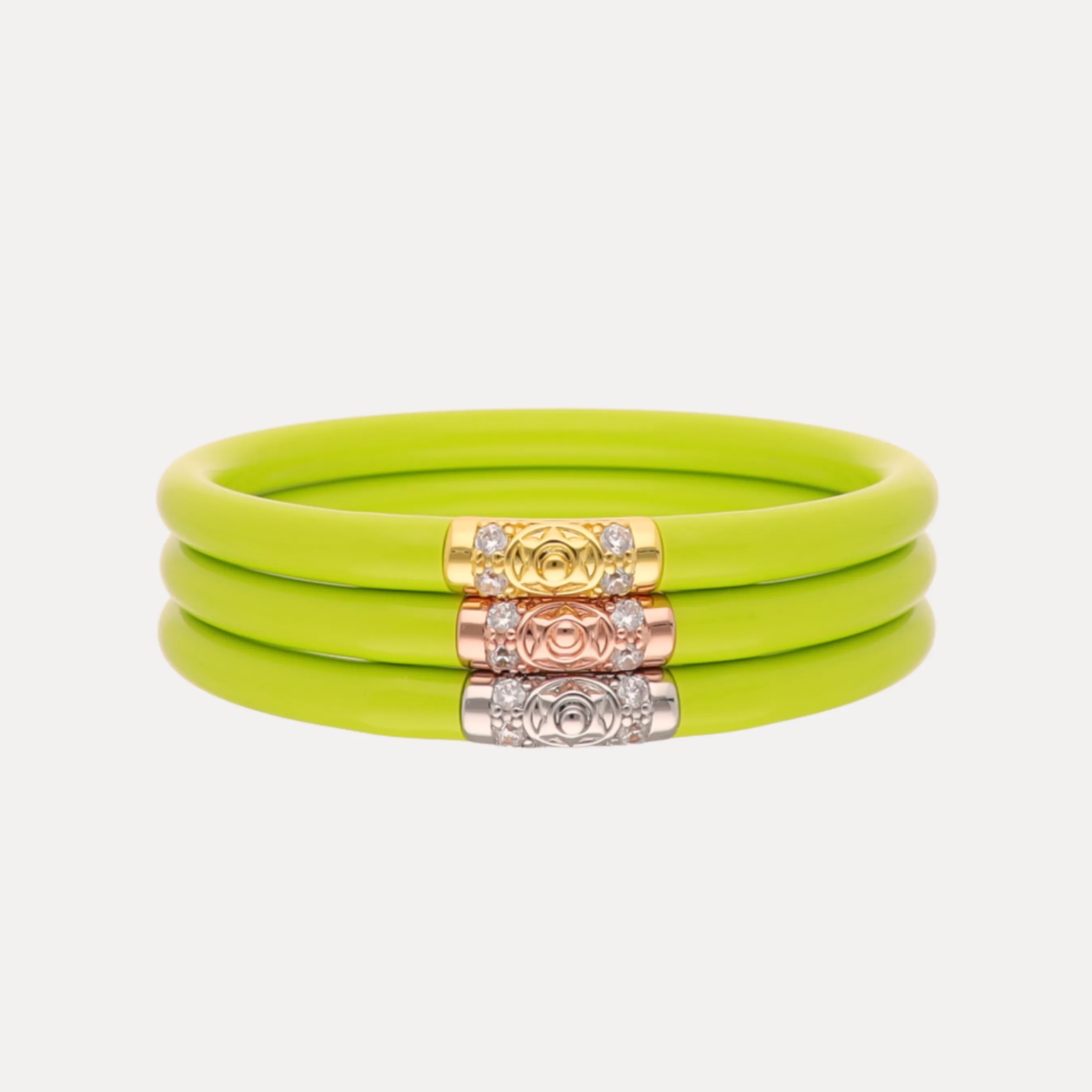 Three Kings All Weather Bangles® (AWB®) - Wasabi sold by BuDhaGirl