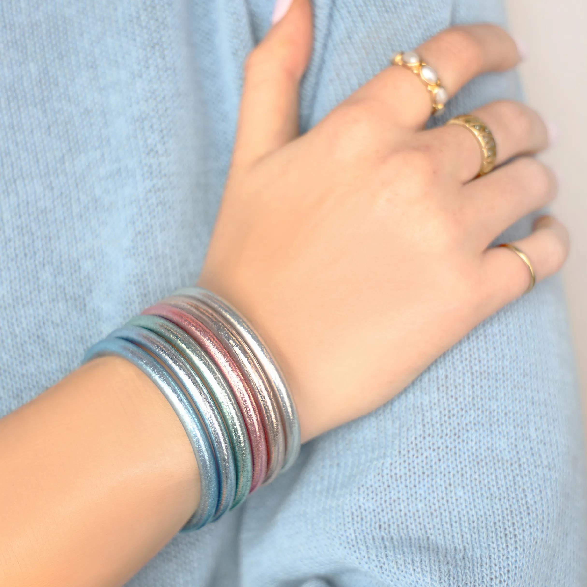 Spring Breeze II Bangle Stack sold by BuDhaGirl product image thumbnail 2