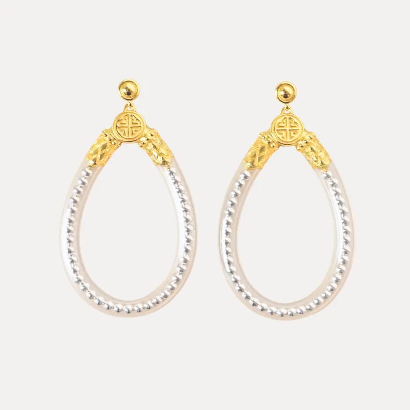 Silver BIBI All Weather Earrings made by BuDhaGirl