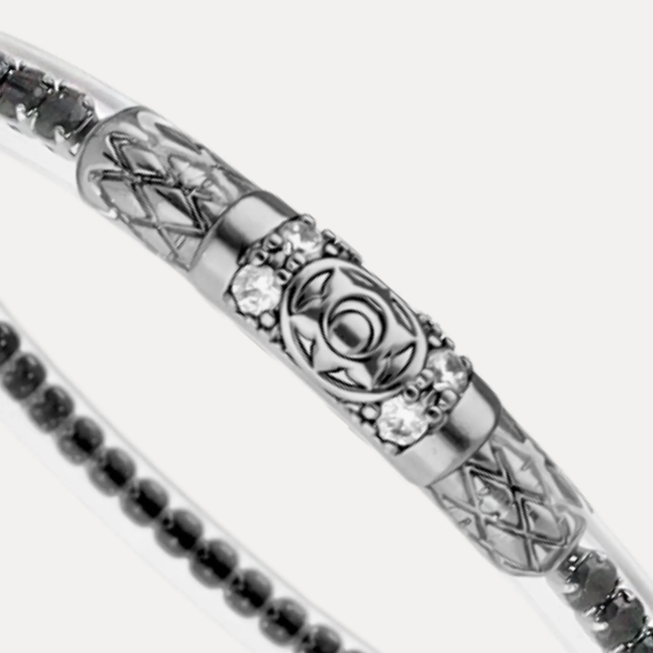 Queen All Weather Bangle® (AWB®) - Black Spinel sold by BuDhaGirl product image thumbnail 2