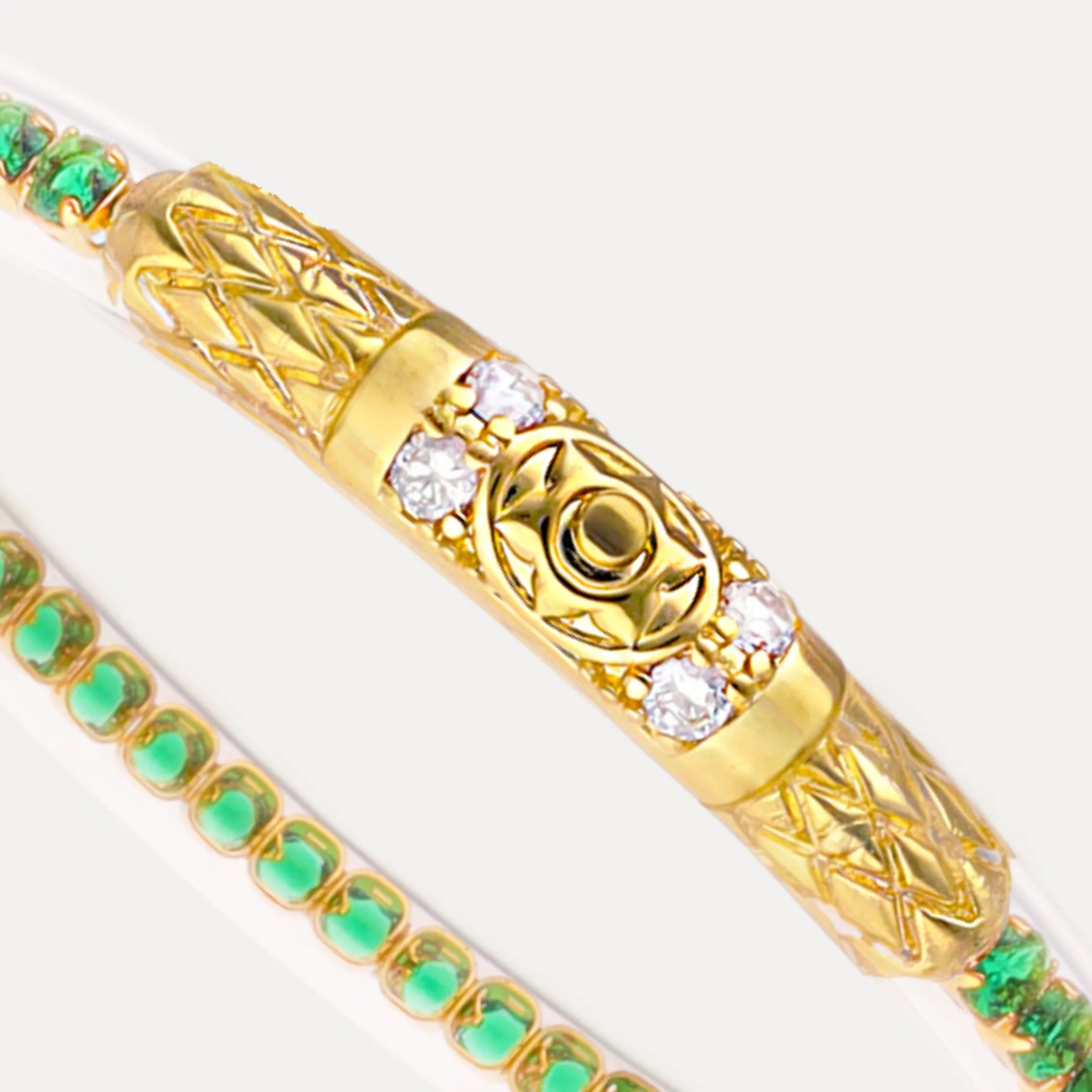Queen All Weather Bangle® (AWB®) - Emerald sold by BuDhaGirl product image thumbnail 2