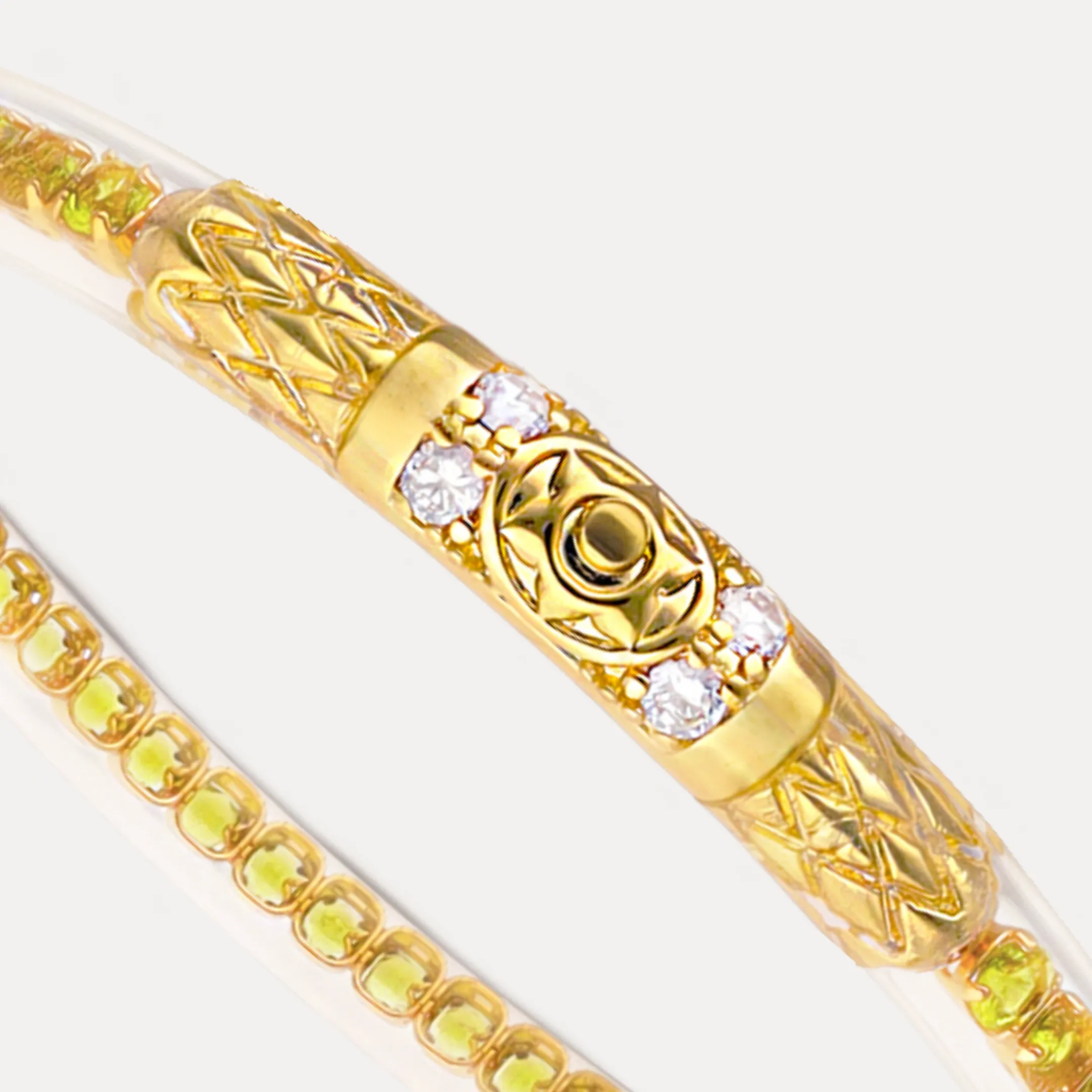 Queen All Weather Bangle® (AWB®) - Peridot sold by BuDhaGirl product image thumbnail 2