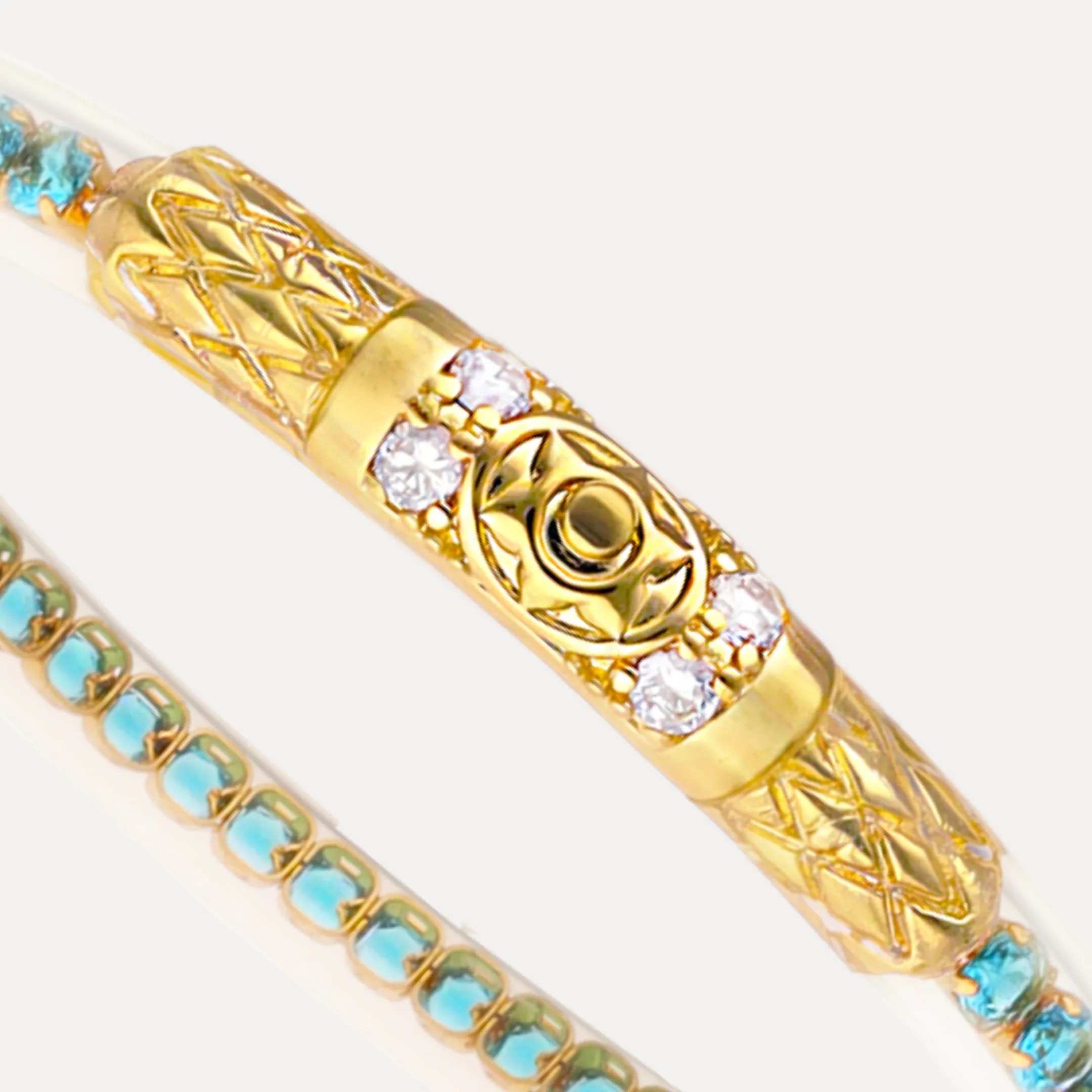 Queen All Weather Bangle® (AWB®) - Aqua sold by BuDhaGirl product image thumbnail 2
