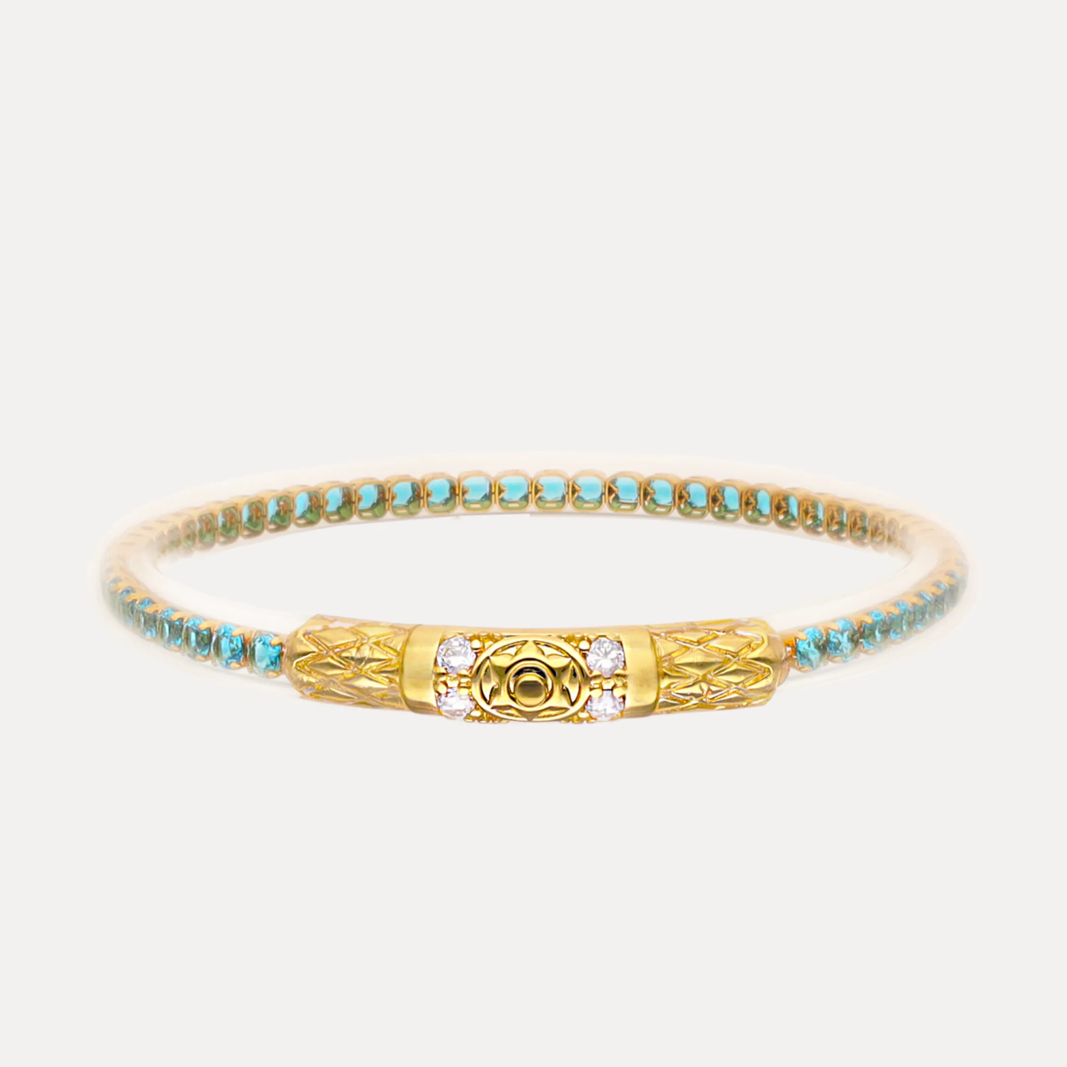 Queen All Weather Bangle® (AWB®) - Aqua sold by BuDhaGirl