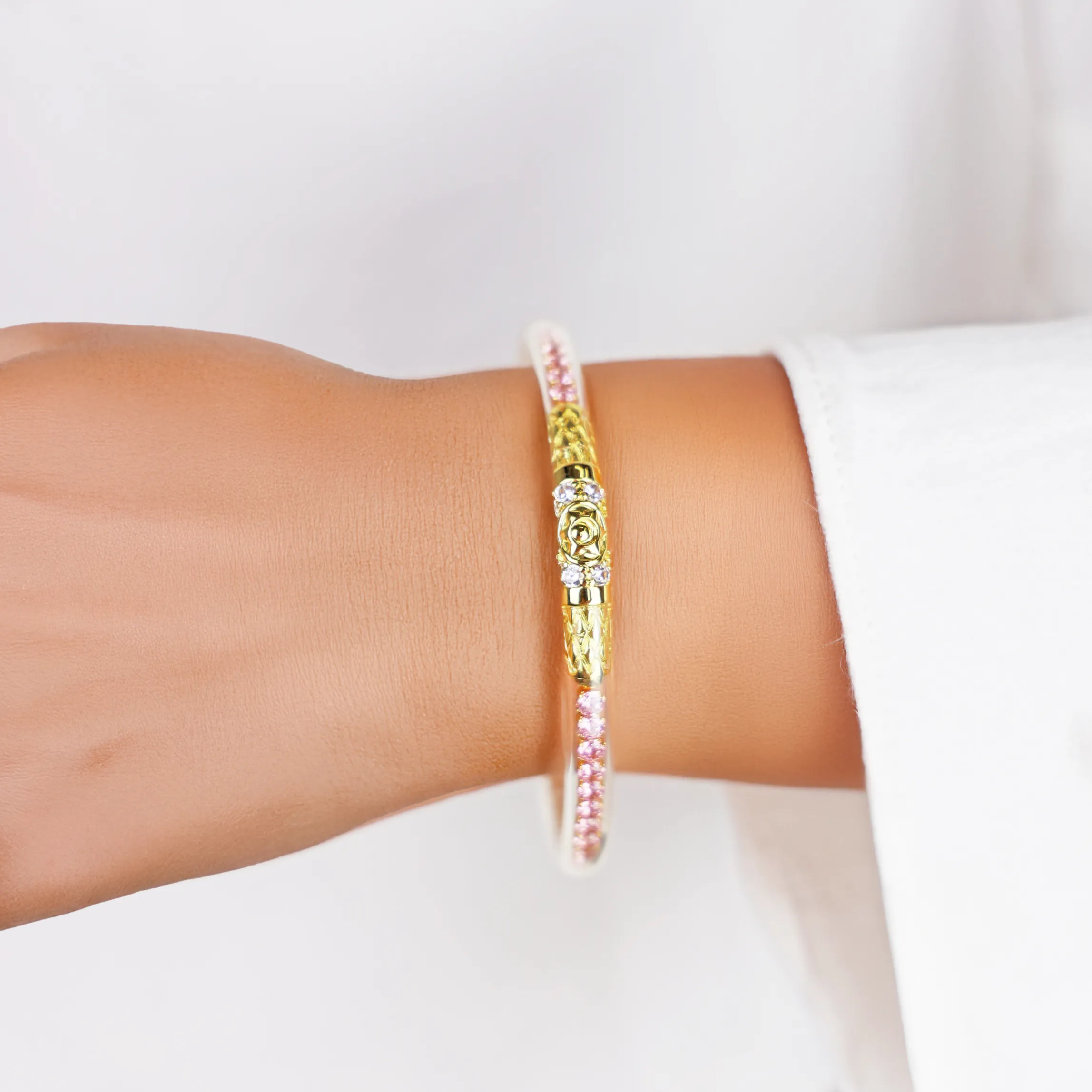 Queen All Weather Bangle® (AWB®) - Pink Petal sold by BuDhaGirl product image thumbnail 3