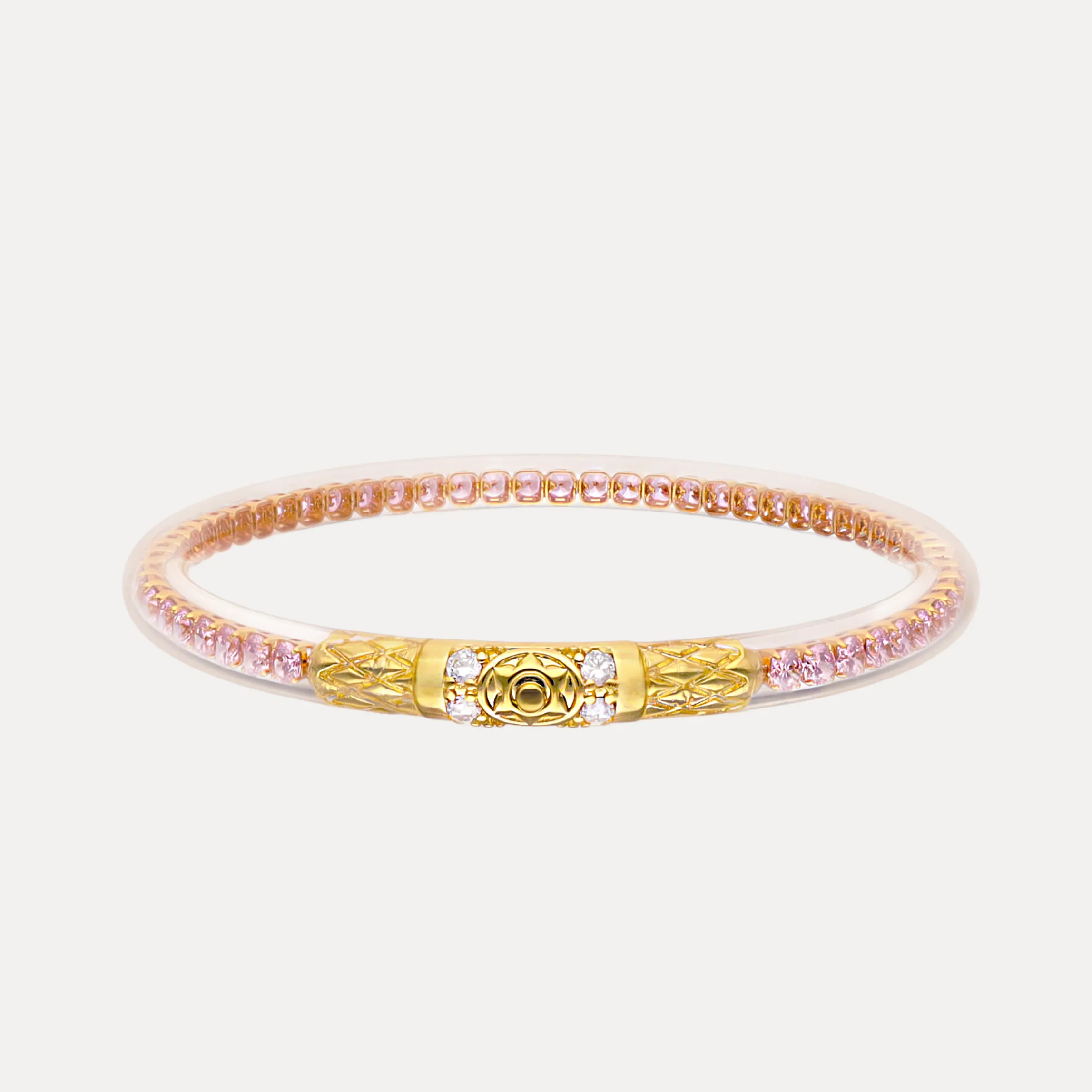 Queen All Weather Bangle® (AWB®) - Pink Petal sold by BuDhaGirl