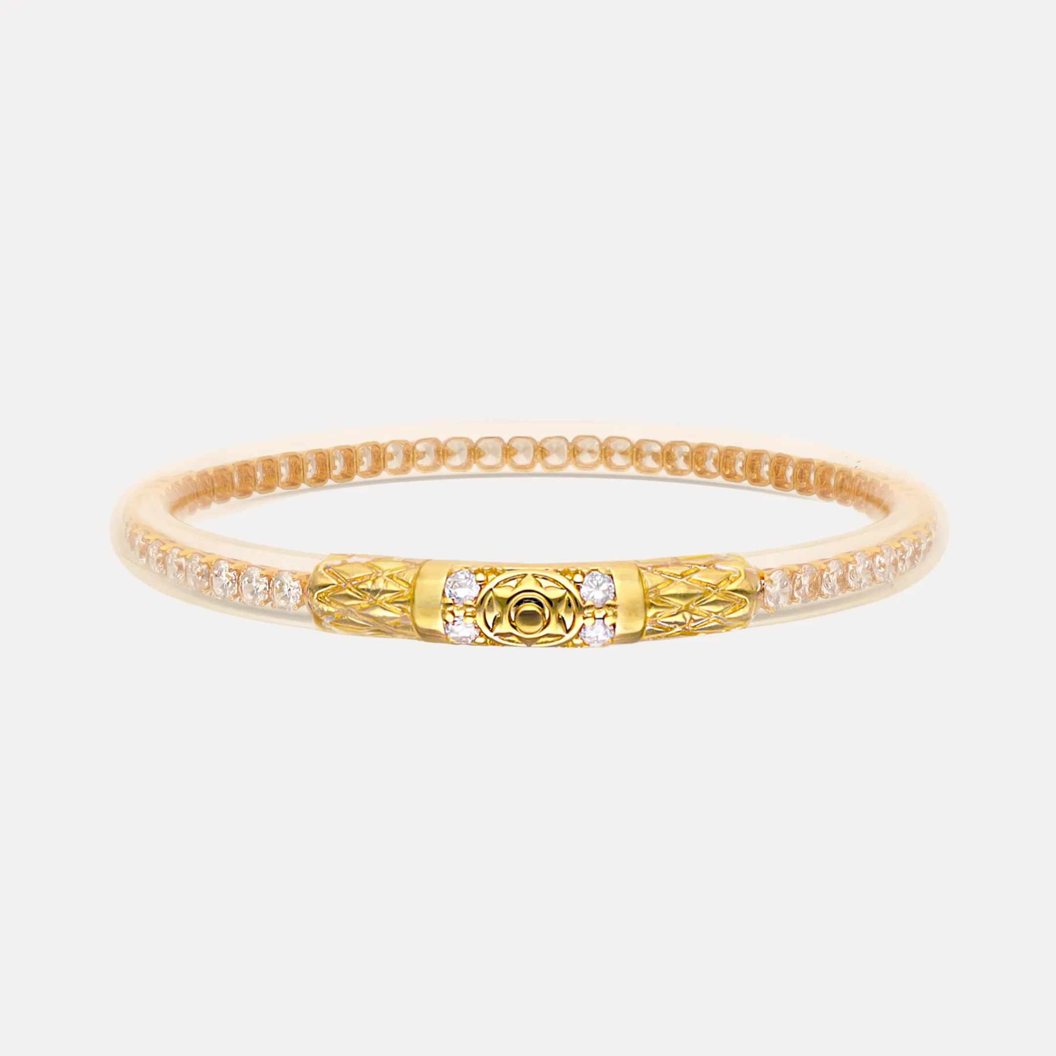 Queen All Weather Bangle® (AWB®) - Clear Crystal sold by BuDhaGirl