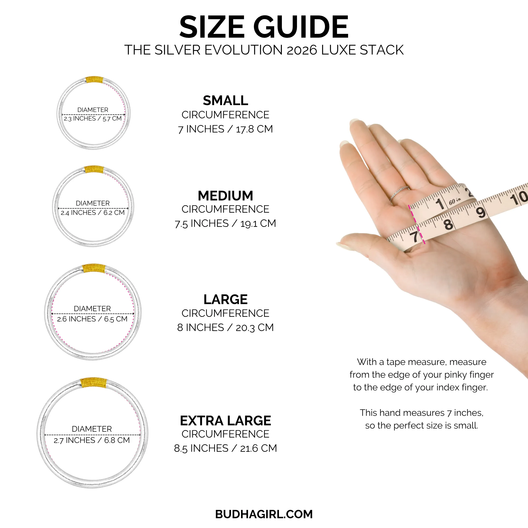 The Silver Evolution 2026 Luxe Stack sold by BuDhaGirl product image thumbnail 3