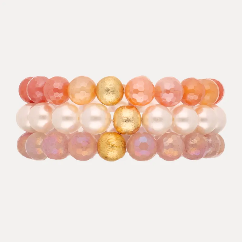 The Dawn's Glow Beaded Stack made by BuDhaGirl