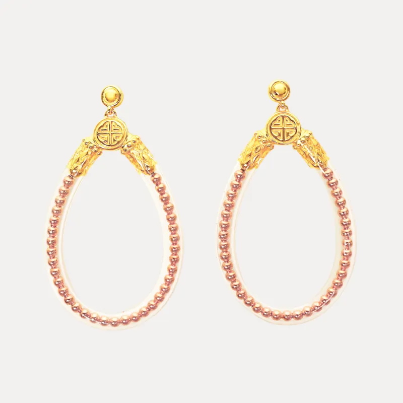 Rose Gold BIBI All Weather Earrings made by BuDhaGirl