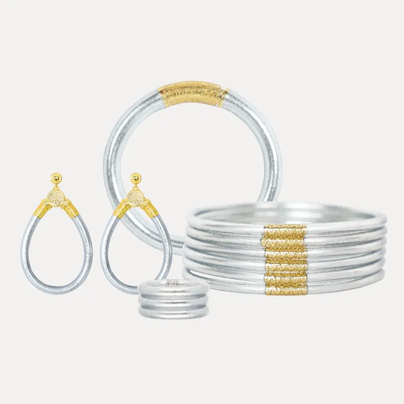 Silver Ring Bundle made by BuDhaGirl