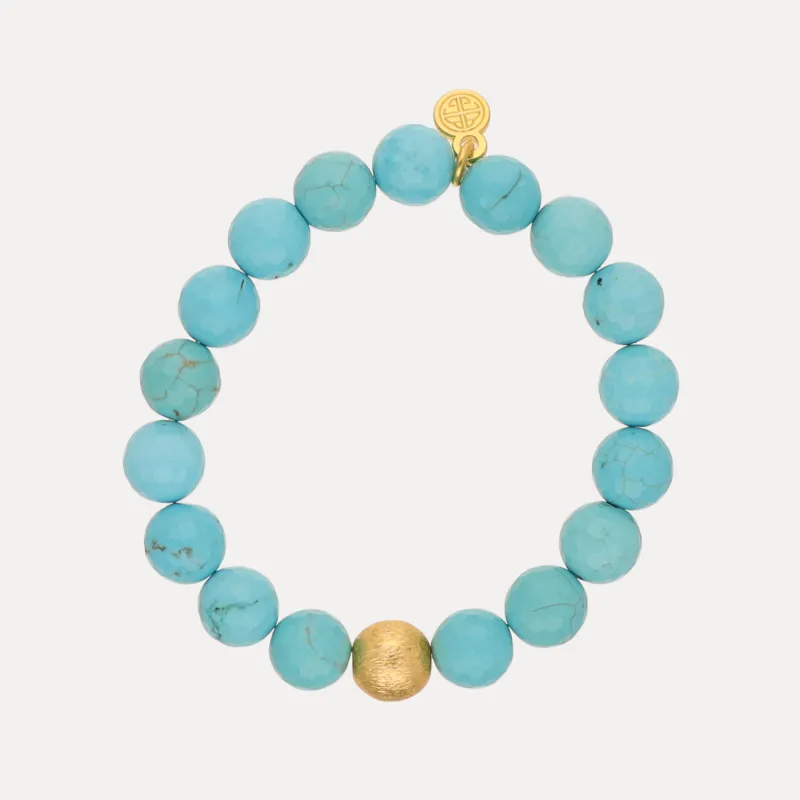 Blue Sky Beaded Bracelet made by BuDhaGirl