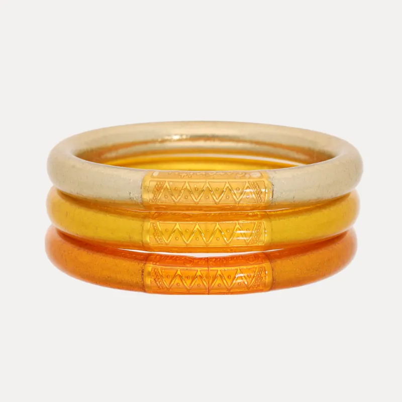 Mixed Spark Tzubbie All Weather Bangles® Bundle made by BuDhaGirl