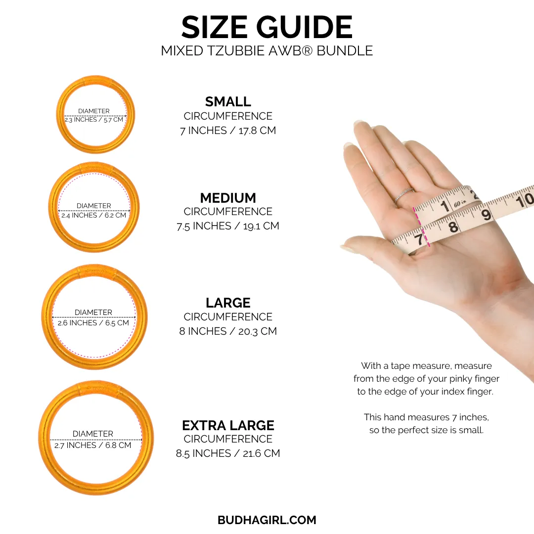 Mixed Spark Tzubbie All Weather Bangles® Bundle sold by BuDhaGirl product image thumbnail 5
