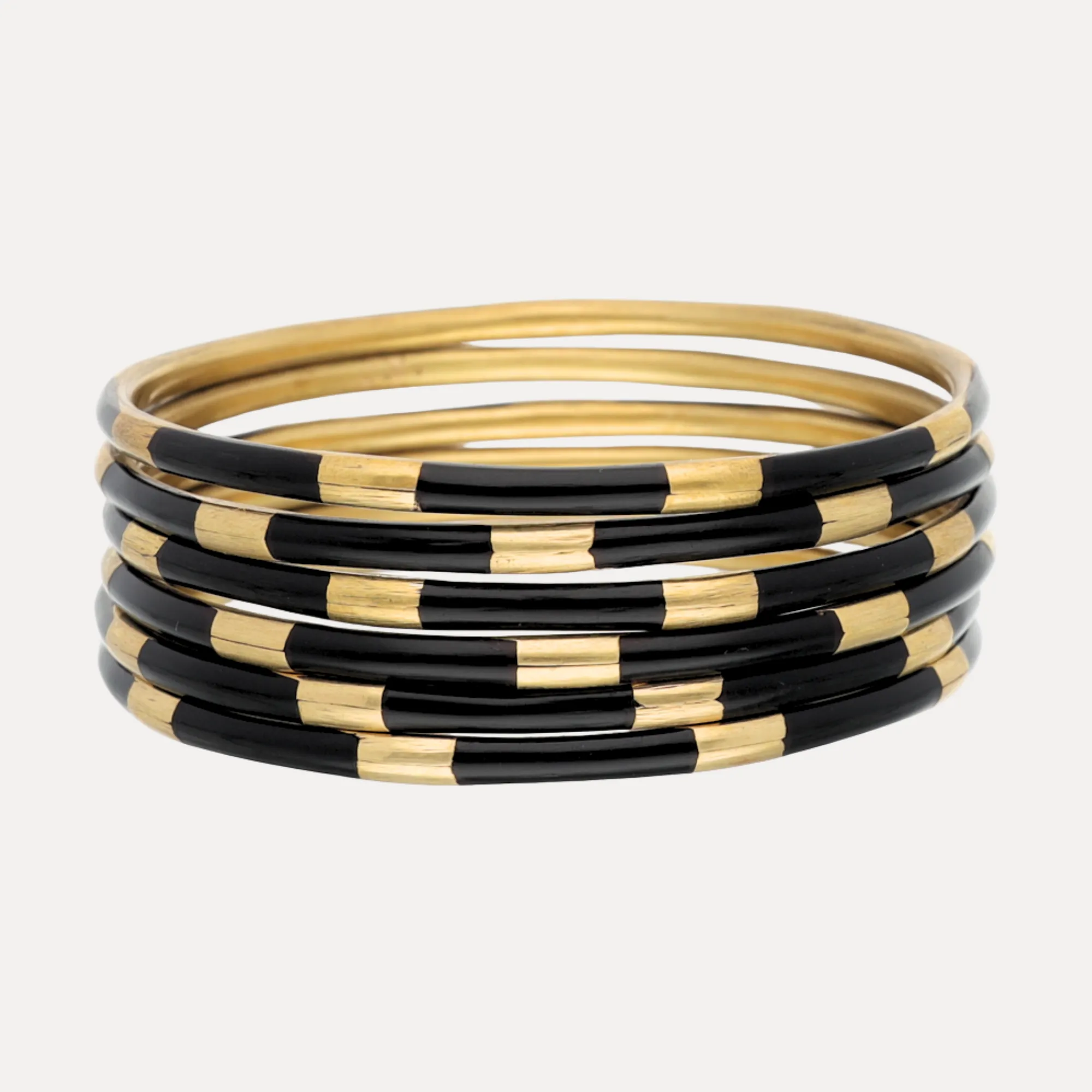 Black Veda Bangles - Set of 6 sold by BuDhaGirl