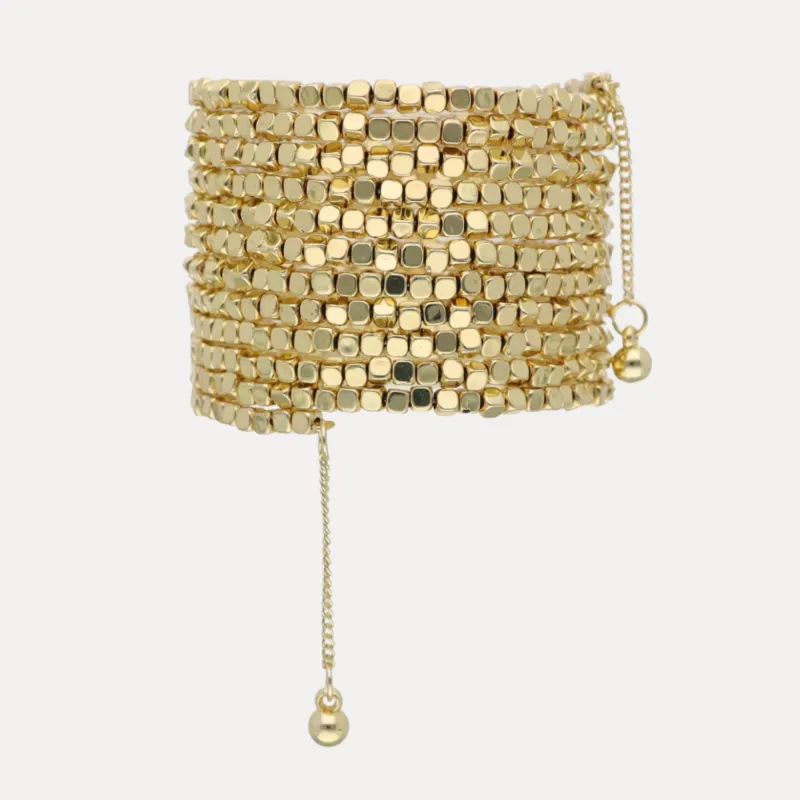 Gold Omega Wrist Wrap made by BuDhaGirl