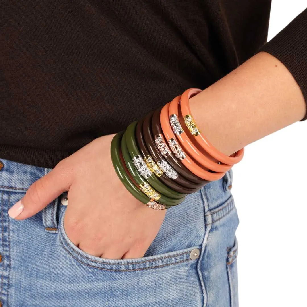 Three Kings All Weather Bangles® (AWB®) - Jade sold by BuDhaGirl product image thumbnail 3