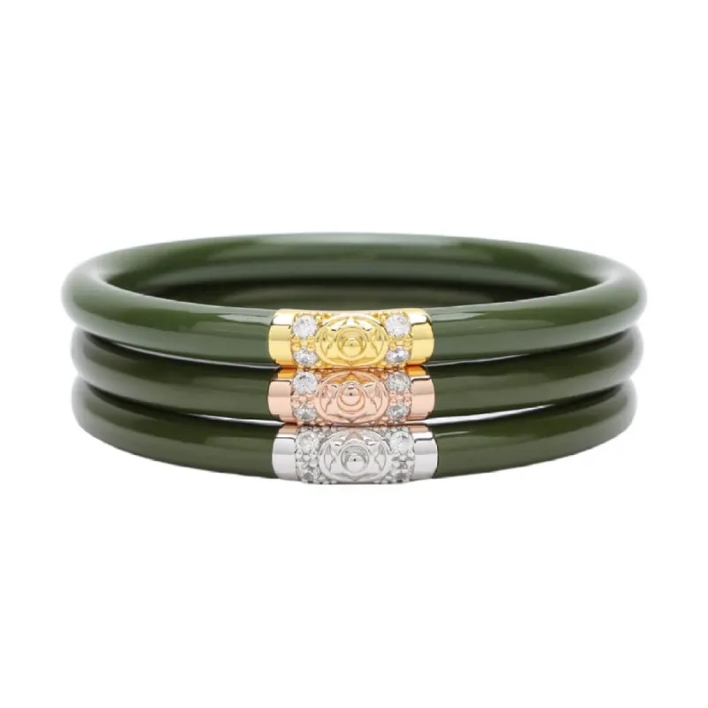 Jade Three Kings All Weather Bangles® (AWB®) sold by BuDhaGirl
