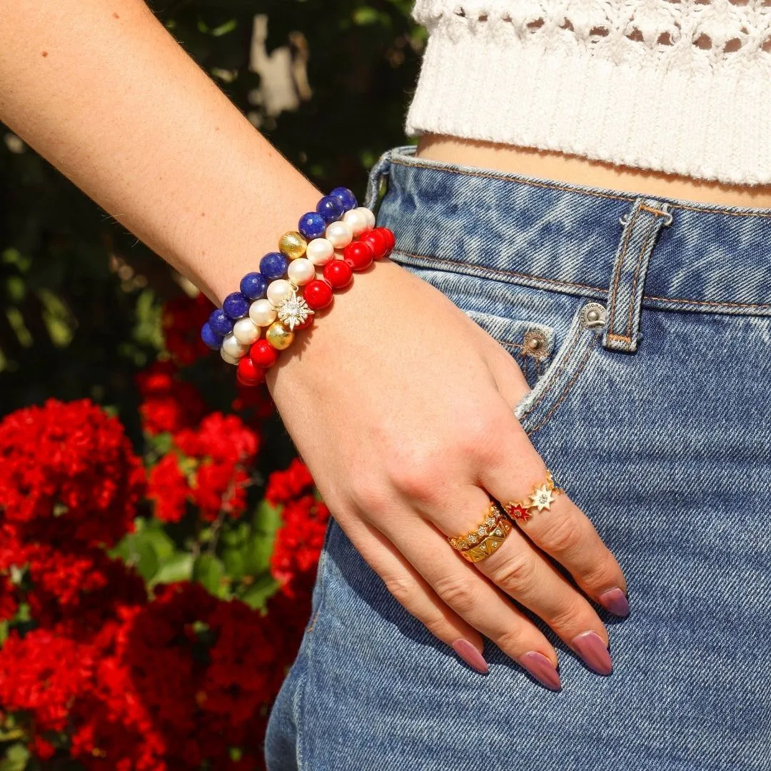 America Beaded Bracelet Set sold by BuDhaGirl product image thumbnail 2