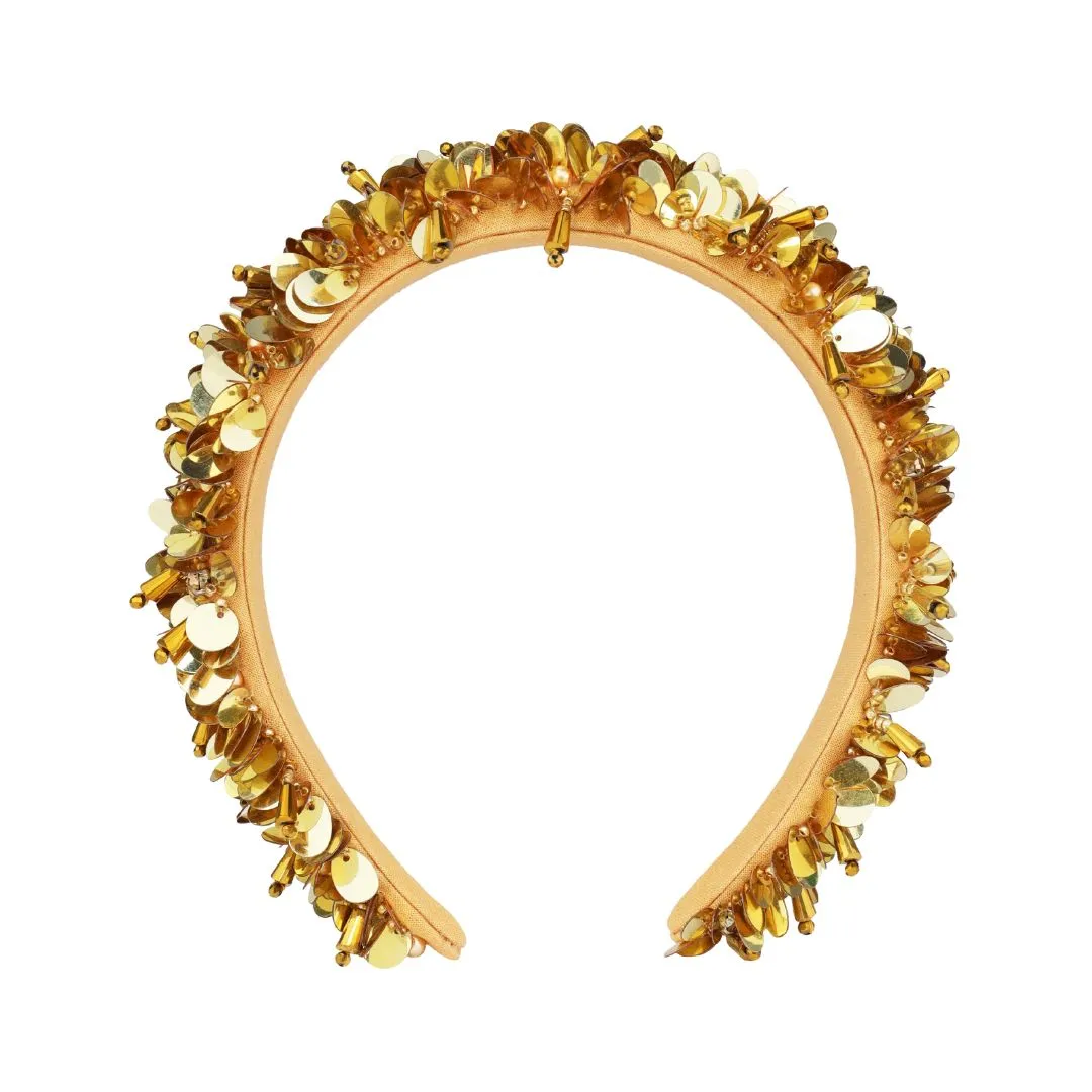 Diva Headband - Gold sold by BuDhaGirl