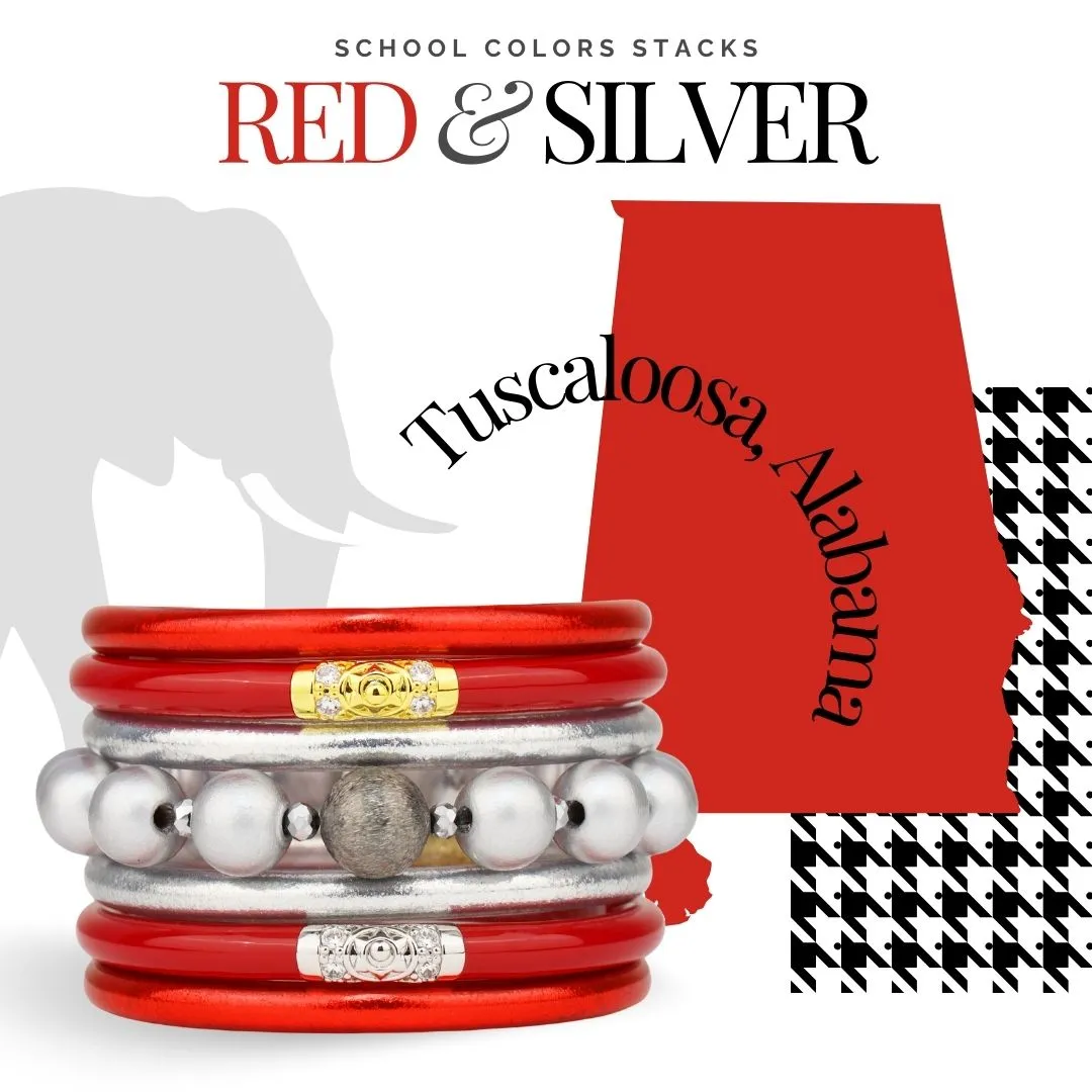 Red/Silver School Stack sold by BuDhaGirl product image thumbnail 2