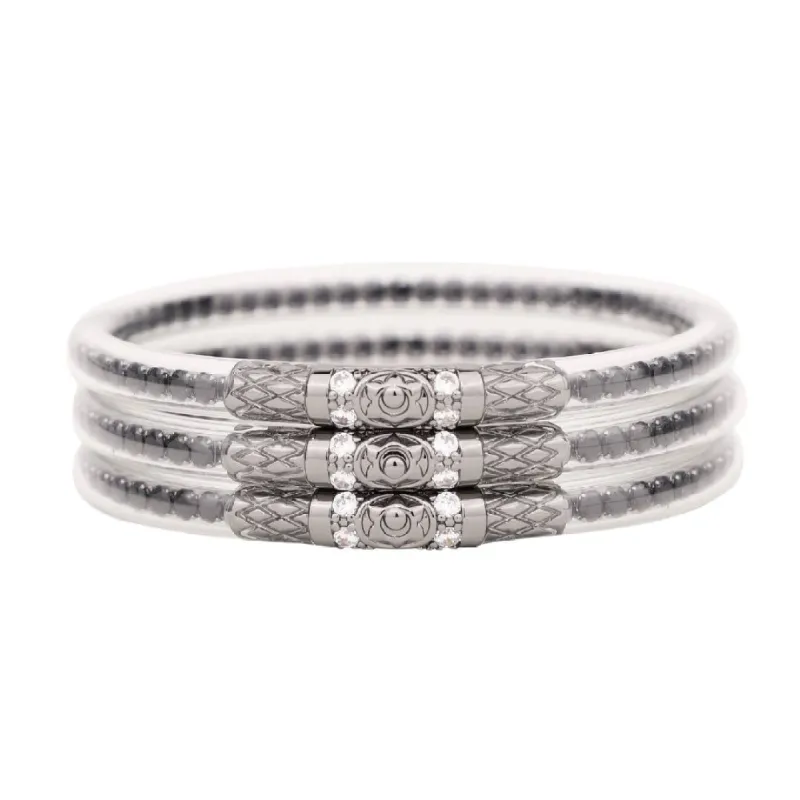 Three Queens All Weather Bangles® (AWB®) - Black Spinel made by BuDhaGirl