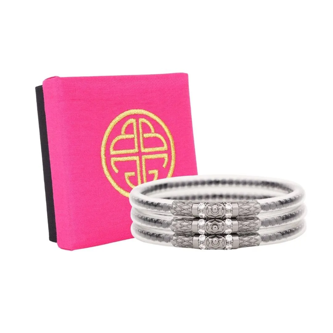 Three Queens All Weather Bangles® (AWB®) - Black Spinel sold by BuDhaGirl product image thumbnail 2