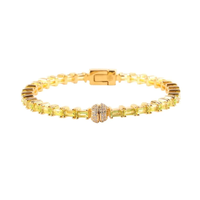 Peridot Aurora Bracelet sold by BuDhaGirl